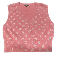 CHANEL Tank Tops Women's Pink
