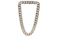 CELINE Brass Necklaces Women's Silver