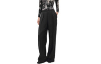 HERMES Casual Pants Women's Black