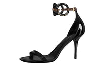LOUIS VUITTON Vedette Stylish Sandals Women's Black