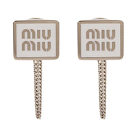 MIU MIU Enamel Earrings Women's Multicolor