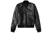 SAINT LAURENT FW22 Leather Jacket Men's Black