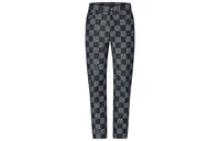 LOUIS VUITTON Distorted Damier Denim Pants