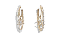 CHANEL Earrings Women's Gold