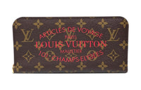 LOUIS VUITTON Canvas Wallet Unisex Brown Tie-dyed Flowers