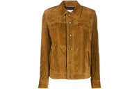 SAINT LAURENT Leather Jackets Women's Umber