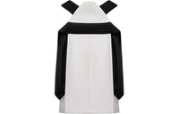 LOUIS VUITTON Wool Crepe Trapeze Pleat Dress