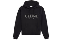 CELINE Loose Sweatshirt In Cotton Fleece With Studs
