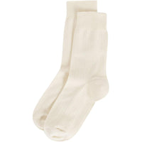 Loro Piana Mid-Calf Socks Women's 1 Pack Ecru