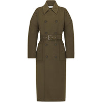 DIOR Coats Women's Khaki