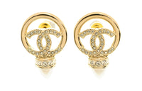 CHANEL Earrings Women's Gold