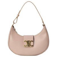 CELINE AVA Calfskin Handbag, Shoulder Bag Medium Size Women's Orange Pink
