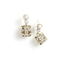 CHANEL Earrings Women's Gold