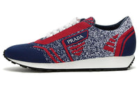 PRADA Casual Shoes Men Low-Top Blue/Red
