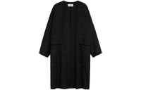 CELINE FW22 Velvet feel Coat Women's Black