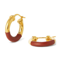 Loro Piana Brass Earrings Women's Gold