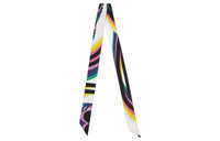 HERMES Silk Scarves Women's Black/Yellow/Multicolor