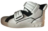 Kanye West x LOUIS VUITTON High-Top Skateboard Shoes Men's White Black