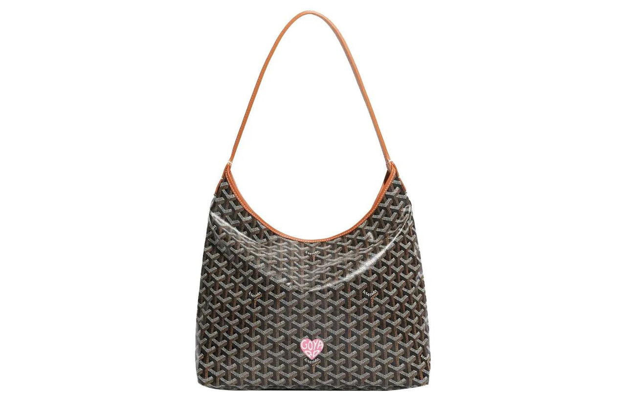 GOYARD Bohème Hobo Canvas With Leather Hobo Bag Shoulder Bag Shoulder Bag Women's