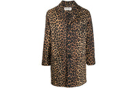 SAINT LAURENT Coats Men Leopard Print
