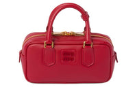 MIU MIU Arcadie Series Leather Shoulder Bag, Crossbody Bag, Handbag Women's Red