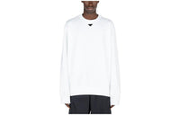 PRADA Logo-plaque Cotton Sweatshirt