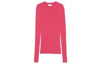 SAINT LAURENT FW21 Slim Fit Sweater Women's Fuchsia