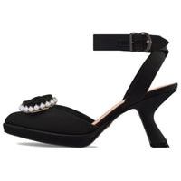 DIOR Rose Irregular Heel High Heels Women's Black