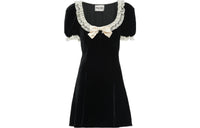 MIU MIU Short Sleeved Dress Women's Black