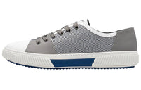 PRADA Skateboard Shoes Men Low-Top Blue Gray