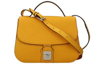 Loro Piana Leather Handbag Shoulder Bag Crossbody Bag Women's Yellow
