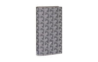 GOYARD SAINT LAMBERT Canvas With Leather Cell Phone Pouch Wallet Unisex Gray