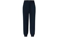 LOUIS VUITTON Knitted Sports Pants Men's Black