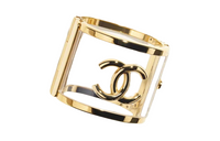 CHANEL Bangles Women's Gold/Transparent