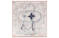 LOUIS VUITTON Mulberry Silk Scarves Women's
