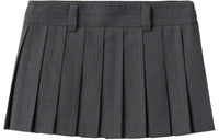 MIU MIU Casual Short Skirts Women's Gray