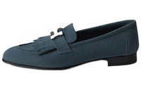 HERMES Royal Casual Single Shoes Women's Sky Blue