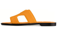 LOUIS VUITTON Rubber Sole Slip-Resistant Slide Slippers Men's Orange