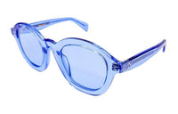 CELINE Irregular Shape Sunglasses Women's Blue
