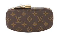 LOUIS VUITTON Leather Wallet Women's Brown