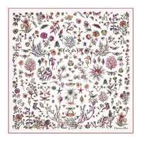 DIOR Mulberry Silk Silk Scarves Women's Pink