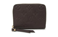 LOUIS VUITTON Zippy Monogram Empreinte Canvas Coin Purse Regular Unisex Brown