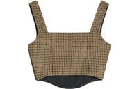 CELINE Camisole Strapless Top Women's Brown