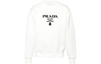 PRADA Chenille Logo Crewneck Sweatshirt