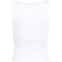 MIU MIU Sleeveless Ribbed Tank Top