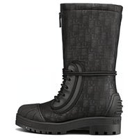DIOR Oblique Ankle Boots Women's Black