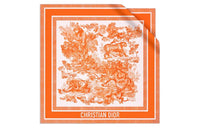 DIOR Silk Scarves Women's Orange