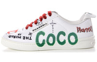 CHANEL X Pharrell Skateboard Shoes Women's White
