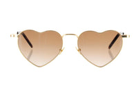 SAINT LAURENT Sunglasses Women's Light Gold