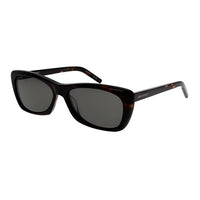SAINT LAURENT Plastic Irregular Shape Sunglasses Unisex Tortoiseshell